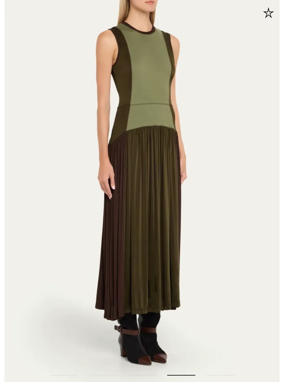 ULLA JOHNSON • Amalyia jersey sleeveless maxi dress - XL